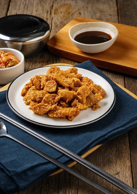 อกไก่ซูวีรสซอสเผ็ดเกาหลี เนื้อนุ่มชุ่มฉ่ำ โปรตีนสูง อาหารคลีนพร้อมทานจาก Frankin Chick