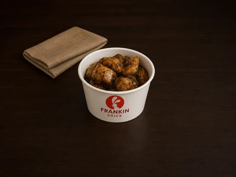 สะโพกไก่ซูวีรสพริกไทยดำ เนื้อนุ่มชุ่มฉ่ำ โปรตีนสูง อาหารคลีนพร้อมทานจาก Frankin Chick