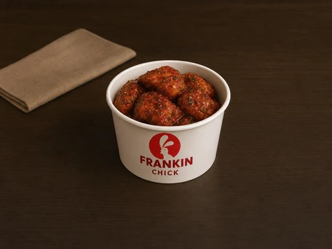 สะโพกไก่ซูวีรสซอสเผ็ดเกาหลี เนื้อนุ่มชุ่มฉ่ำ โปรตีนสูง อาหารคลีนพร้อมทานจาก Frankin Chick